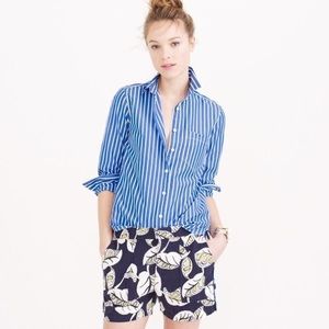 J. Crew Tropical Fronds Pull-on Short